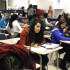 Students in the Future Medical Professionals club listen to guest speakers talk about the future. The club met on Nov. 20 to discuss scholarship and career opportunities.