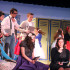 Austin Traina (10), Brett Balicki (10), Adam Gustus (9), Madeline Conley (11), Madison Breford (10), Lauren Bourget (12) and Caroline Janiga (12) practice a scene in the musical, Zombie Prom, during tech week before opening night. Bourget’s character, Toffee, was mourning the loss of her boyfriend as her friends attempted to console her.