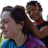 Courtney Deavours (12) encounters her first meet with one of the children in the orphanage, bonding and making a friendship. On her first day there, the girl started to braid her hair.