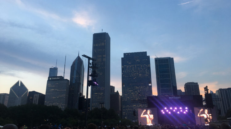 Wiz Khalifa attracts one of the biggest crowds at Lollapalooza. He performed hit songs such as “Young, Wild and Free” and “See You Again.”